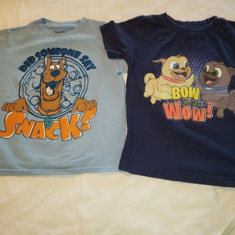 Two 4T Character Tees